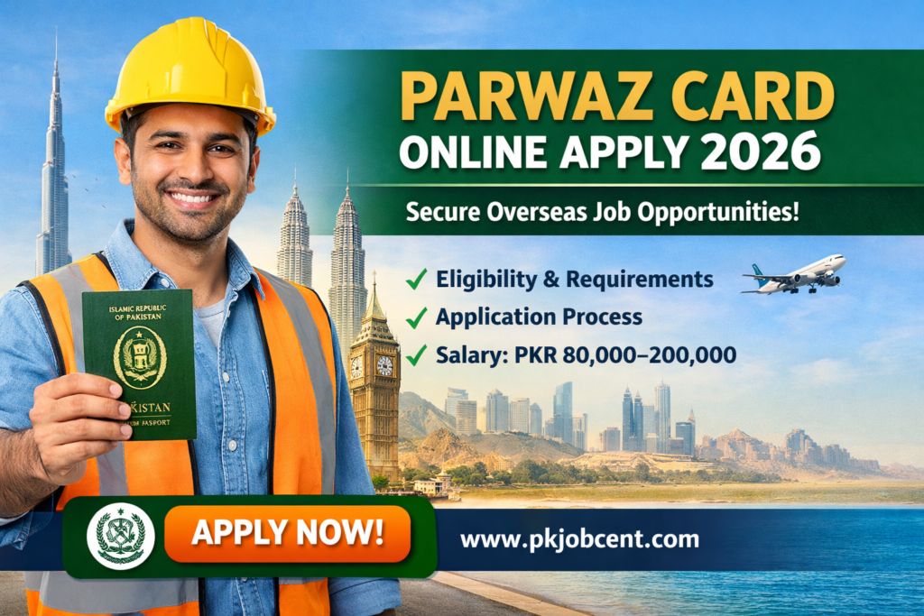 Parwaz Card Online Apply 2026